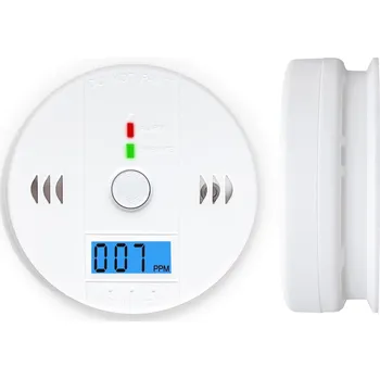 Detektor CO LCD DETEKTOR OXIDU UHELNATÉHO CO alarm ALARMOVÝ DETEKTOR