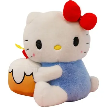 plyšák Plyšák Hello Kitty s narozeninovým dortíkem, 30 cm