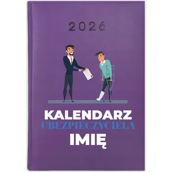 Kalendář Knihový kalendář 2026 A5 fialový