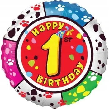 Balónek Fóliový balónek Flexmetal s číslem 1