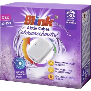Prací prášek Blink Aktiv Color tablety na praní 30 PD