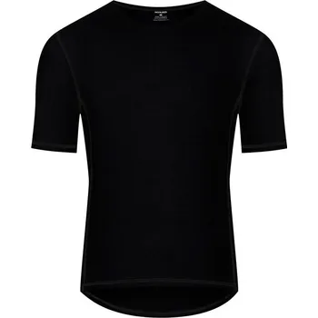 Pánské tričko bambusová vlna MERINO WOOL černé XXL