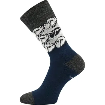 Pánské ponožky VOXX Ponožky silné zimní KAIKOURA s vlnou TMAVĚ MODRÉ 43-46 125782