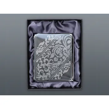 POUZDRO NA CIGARETY V DÁRKOVÉ KRABIČCE S GRAVÍROVÁNÍM KVĚTIN