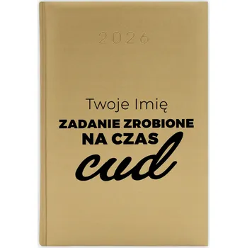 Kalendář Knižní kalendář 2026 A5 zlatý