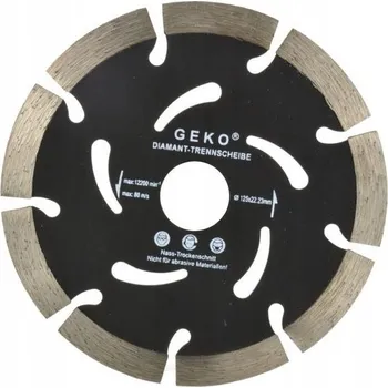 Řezný kotouč Diamantový kotouč Geko G00287 125 x 22,2 mm
