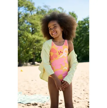 Dámské oblečení Jednodílné dětské plavky Reima Uimaan 5200148A.PPYA žlutá 11X, vel. 164