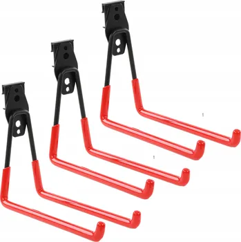 Obraz 3x Rovný hák na desky botle 19 Cm nářadí do garáže vybavení 25 kg žebřík lopata