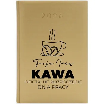 Kalendář Knižní kalendář 2026 A5 zlatý