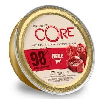Krmivo pro kočku Konzerva Wellness Core Cat 98% Protein hovězí 85g
