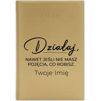 Kalendář Knižní kalendář 2026 A5 zlatý