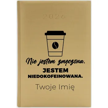 Kalendář Knižní kalendář 2026 A5 zlatý