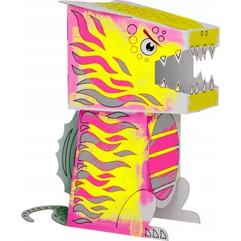 omalovánky Monumi Cubehead Dino 3D omalovánka - Spinosaurus