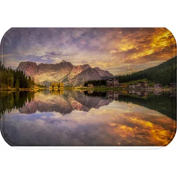 Koupelnová předložka KOUPELNOVÁ PŘEDLOŽKA | MODERNÍ VODĚODOLNÁ RYCHLESCHNOUCÍ MĚKKÁ PROTISKLUZOVÁ