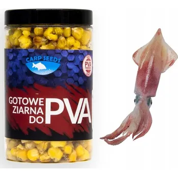 Boilies Kukuřice a oliheň PVA v sáčku 500 ml