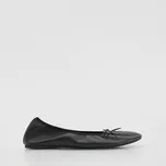 Reserved - Baleríny s mašlí - tmavě hnědá - 225FF-89X - 225FF-89X-35