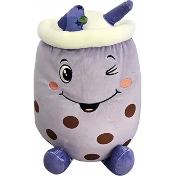 plyšák ELEFUN MAZLÍČEK Plyšák polštář 30 cm BĄBLUSIE FIALOVÝ