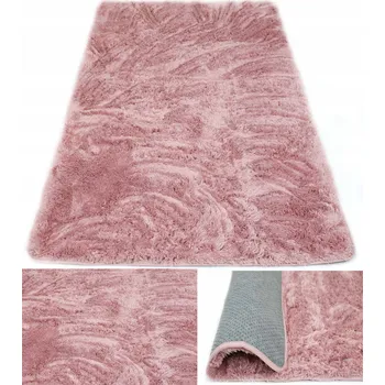 Koberec Koberec Plyšový Měkký Protiskluzový Pratelný Pudrový 60x90 Softi Plyš
