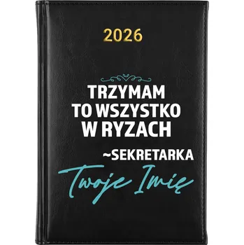 Kalendář Knižkový kalendář 2026 A5 černý
