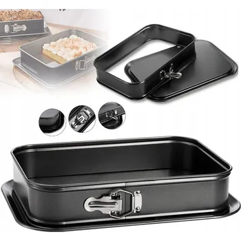 Forma na pečení Plech na pečení, obdélníková forma forma na dort , 39x28 cm, uhlíková ocel