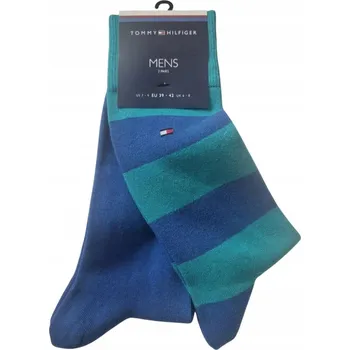 Pánské oblečení Tommy Hilfiger Ponožky Tommy Hilfiger 2-Pack Ponožky Lake Blue vícebarevné velikost 39-42
