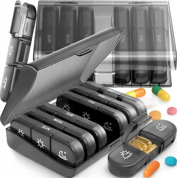 Týdenní Schránka Kanza se 3 přihrádkami pro každodenní použití