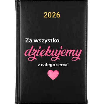 Kalendář Knižkový kalendář 2026 A5 černý