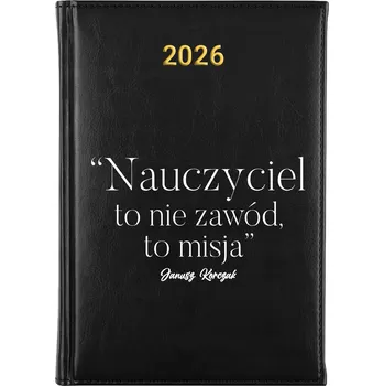 Kalendář Knižkový kalendář 2026 A5 černý