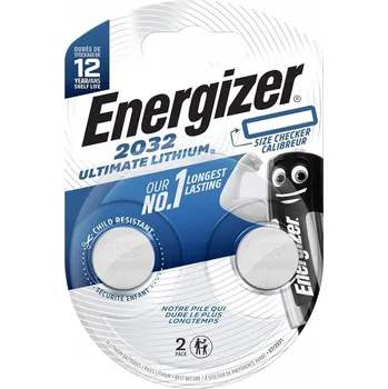 Lithiová baterie Energizer CR2032 Ultimate Lithium, 2 kusy