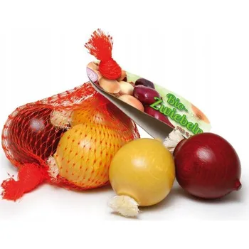 Dřevěná hračka Zelenina na hraní do kuchyňky dřevěná cibule Erzi