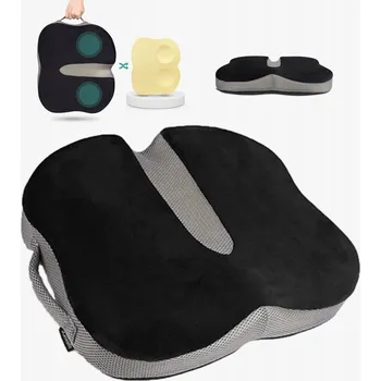 Polštář ORTOPEDICKÝ POLŠTÁŘ PRO SEDĚNÍ, PROFILOVANÝ, PAMĚŤOVÁ PĚNA, NA ŽIDLI, DO KŘESLA