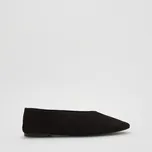 Reserved - Semišové baleríny - tmavě hnědá - 347FF-89X - 347FF-89X-35