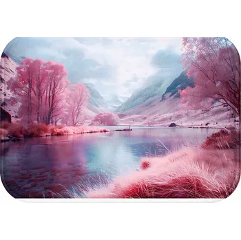 Koupelnová předložka KOUPELNOVÁ PŘEDLOŽKA | MĚKKÁ RYCHLESCHNOUCÍ PROTISKLUZOVÁ MODERNÍ VODĚODOLNÁ