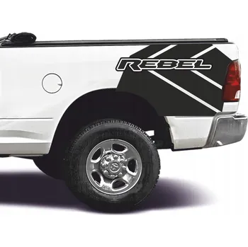 autokoberec Samolepky Dodge RAM Rebel na bok korby 02