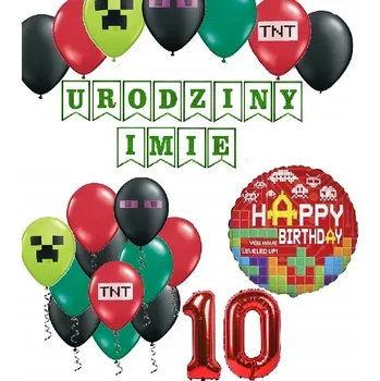 Balónek BALÓNKY k narozeninám 1-12 let TNT GAME + JMÉNO