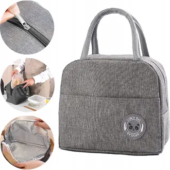 TERMO TAŠKA NA OBĚD LUNCH BOX NA JÍDLO TERMOIZOLAČNÍ PIKNIKOVÁ PLÁŽOVÁ