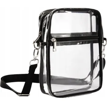 Průhledná taška přes rameno z PVC 23*17.5*7cm
