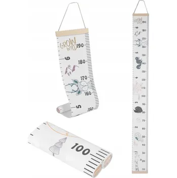 Obraz PLÁTĚNÁ ZÁVĚSNÁ MĚRKA VÝŠKY 21X200CM S ČÍSLY