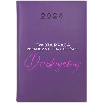 Kalendář Knihový kalendář 2026 A5 fialový