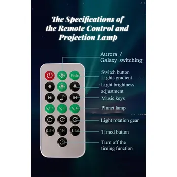 Projektor XO projektor s repro polar. záře YH12