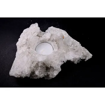 Svícen Magieprirody.cz Křišťál svícen 1.020 kg - svícen na svíčku přírodní #K1531