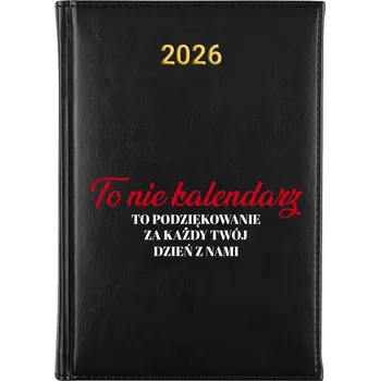 Kalendář Knižkový kalendář 2026 A5 černý