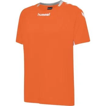 Chlapecké tričko Hummel dětské tričko oranžové polyester velikost XL