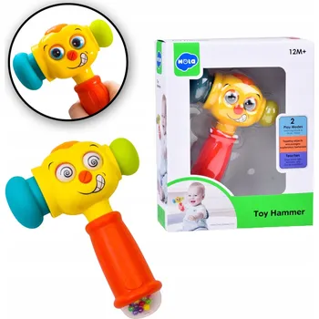 HRAČKA PRO DĚTI KLADÍVKO INTERAKTIVNÍ VESELÉ CHRASTÍTKO PRO MIMINKO