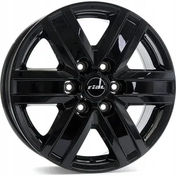 Alu kolo Hliníkový disk Rial Transporter černý 6.5" x 16" 5x130 ET 66