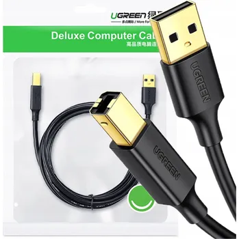Datový kabel Kabel Ugreen USB-A / USB Typ B, pro tiskárnu, 2 m