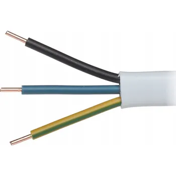elektrický kabel Plochý instalační kabel YDYp Eltrim 3 x 1,5