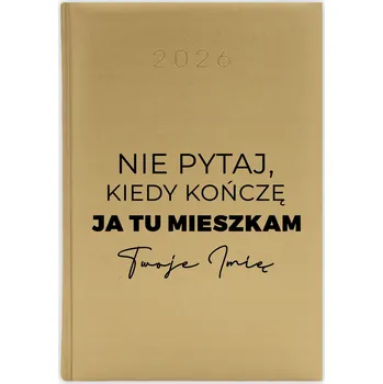Kalendář Knižní kalendář 2026 A5 zlatý