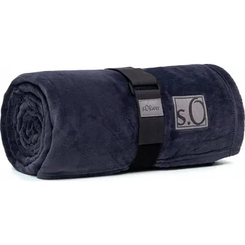 deka Deka s.Oliver polyester 150 cm x 200 cm modrá