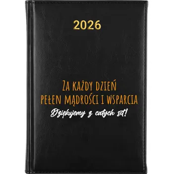 Kalendář Knižkový kalendář 2026 A5 černý
